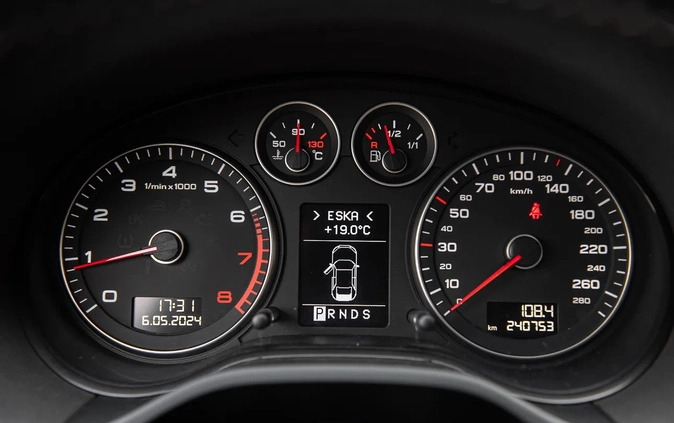 Audi A3 cena 41900 przebieg: 240700, rok produkcji 2009 z Radom małe 436